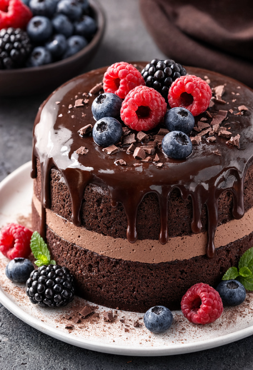 Chocolate Dessert Berries