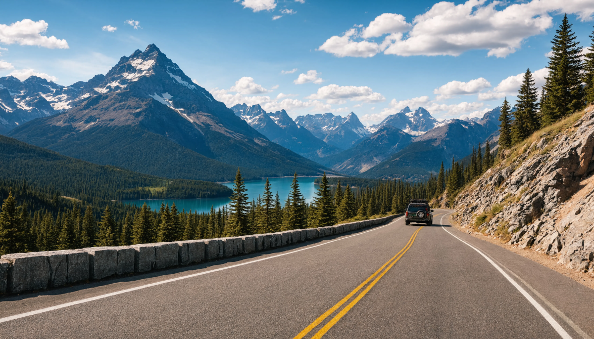 Scenic Mountain Road Trip