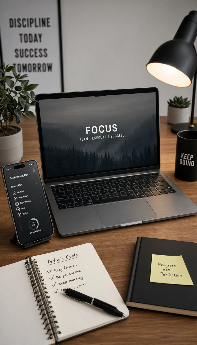Smartphone Laptop Workspace