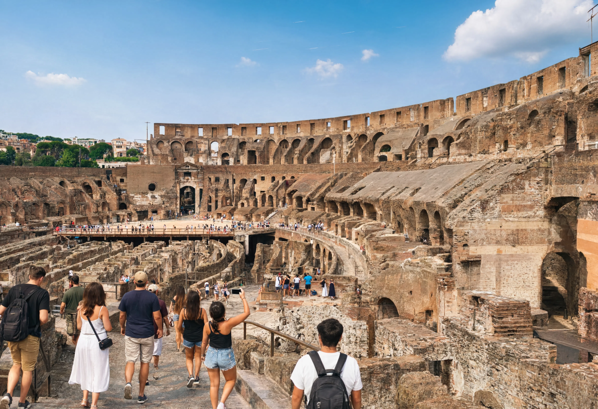 Colosseum Visitors