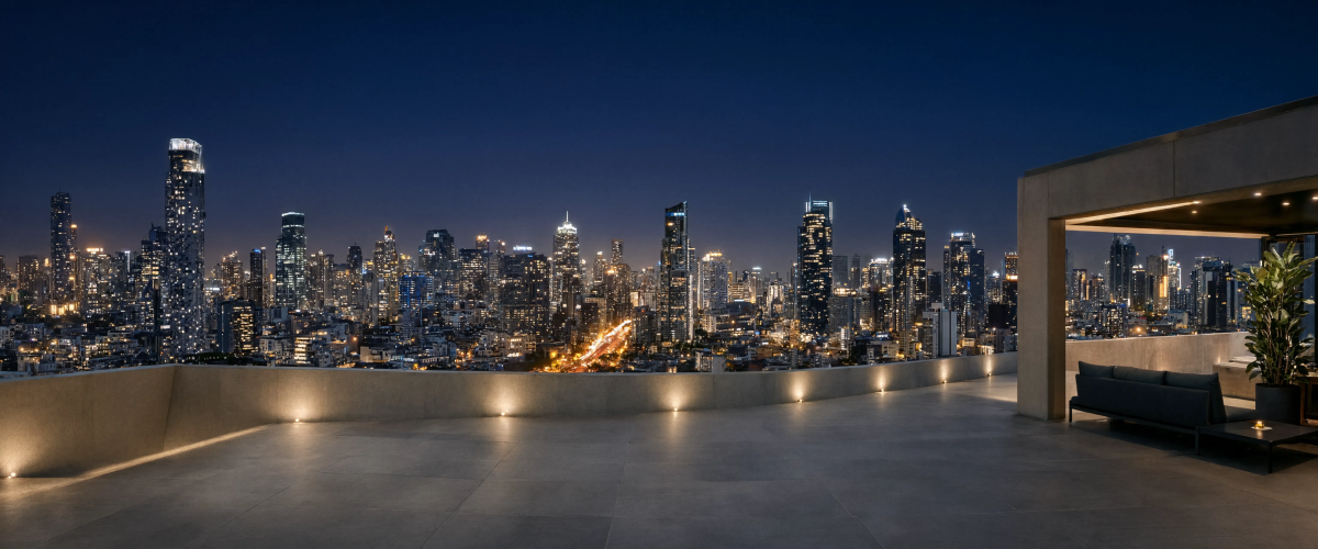 Bangkok Rooftop Skyline