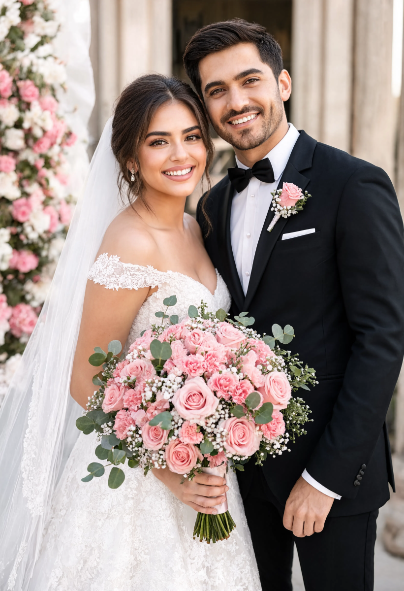 Bride S Pink Bouquet
