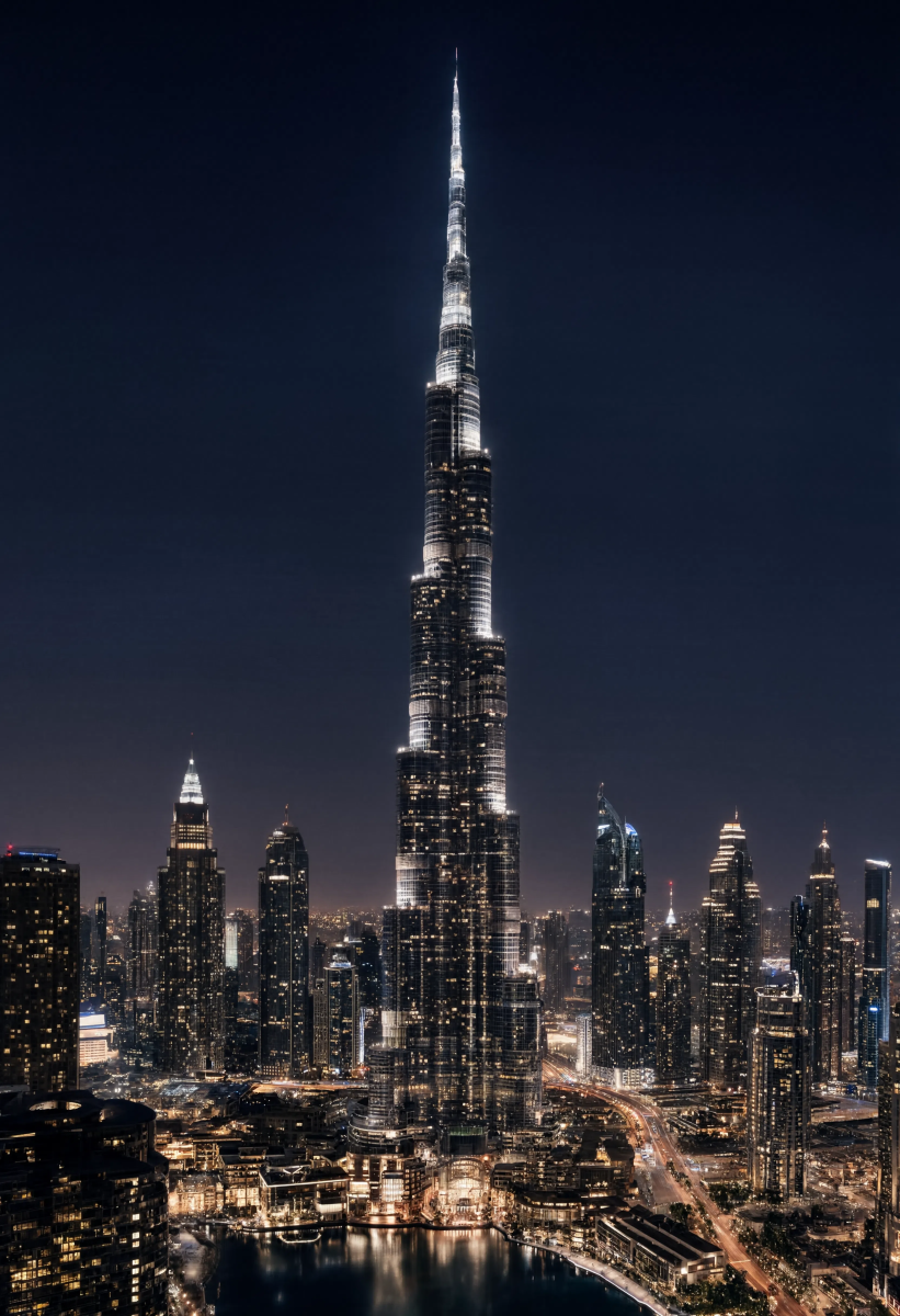 High Rise At Night