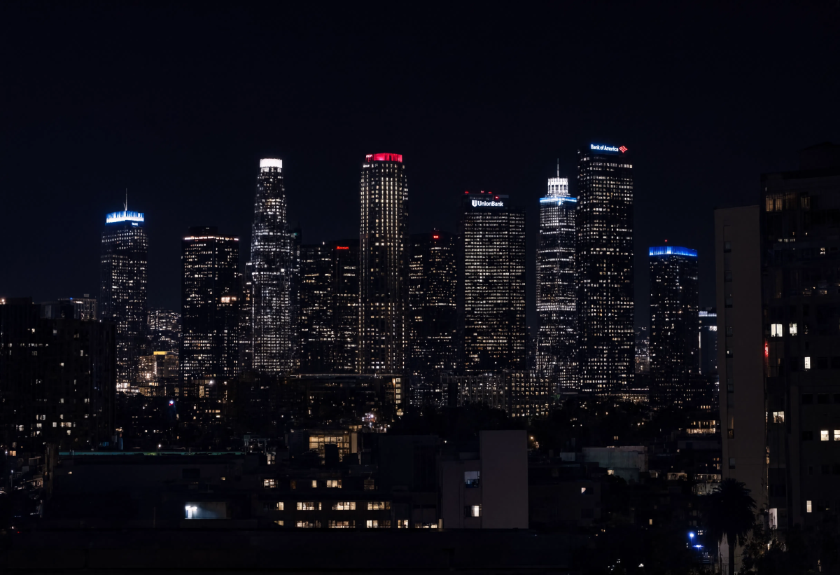 LA Downtown At Night