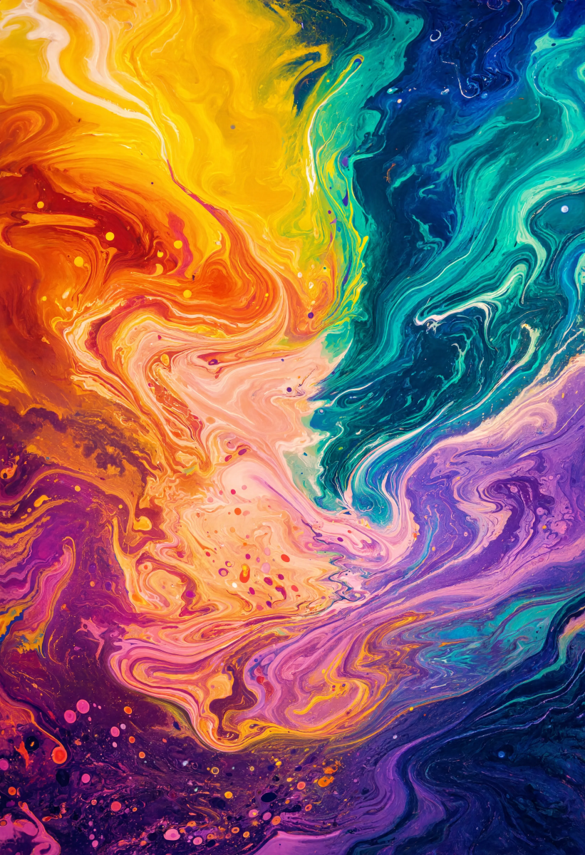 Liquid Paint Wallpaper