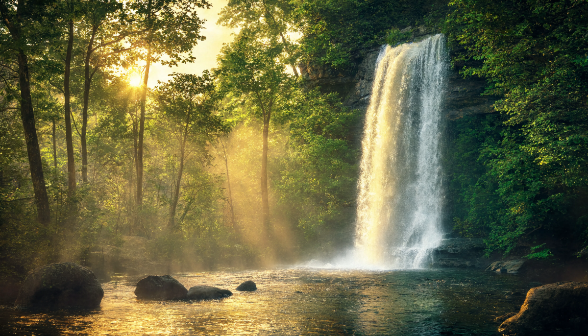 Waterfall Evening
