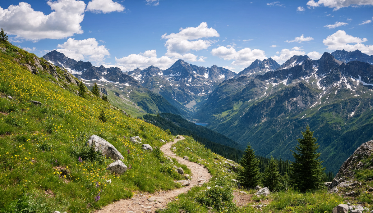 Beautiful Mountain Journey