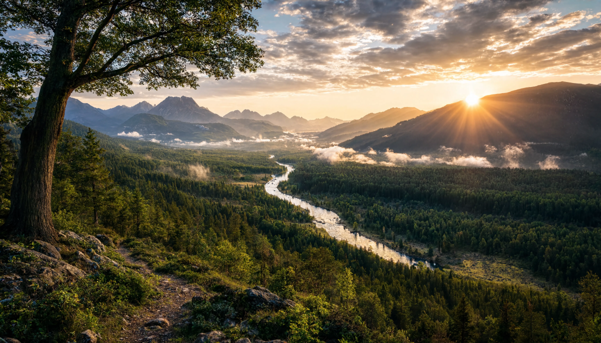 Beautiful Forest Landscape