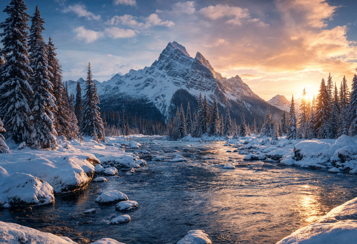 Landscape Perspective Winter