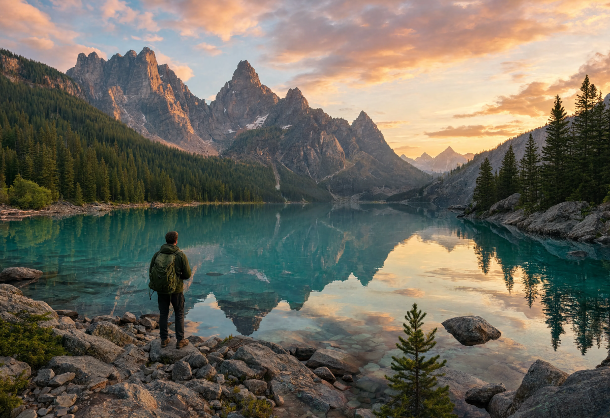 Beautiful Lake Moment