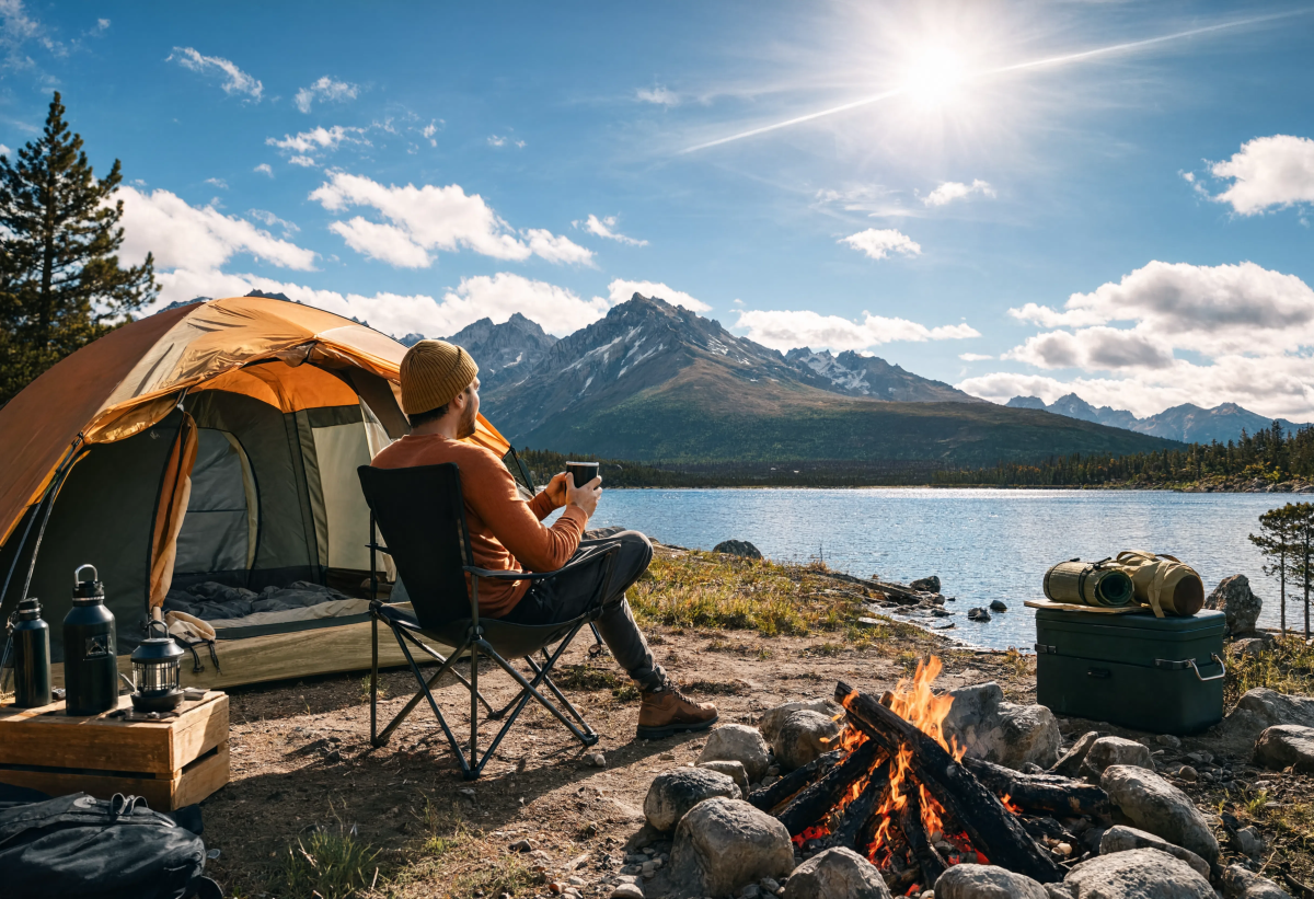Bright Camping Lifestyle