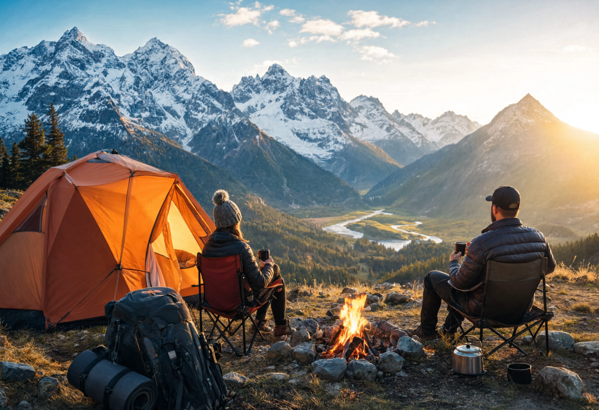 Beautiful Camping Adventure