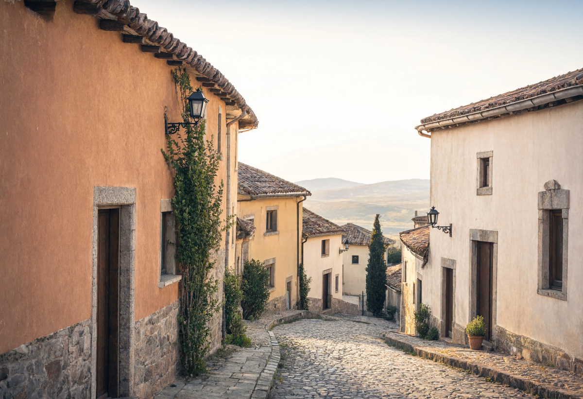 Beautiful village Background