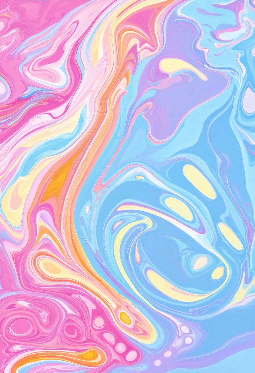 Pastel marble flowing texture