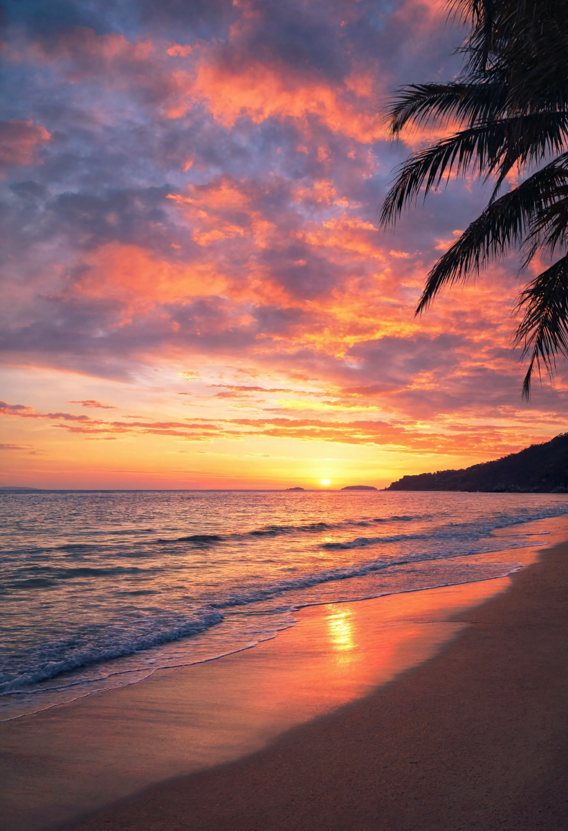 Sunset bach design