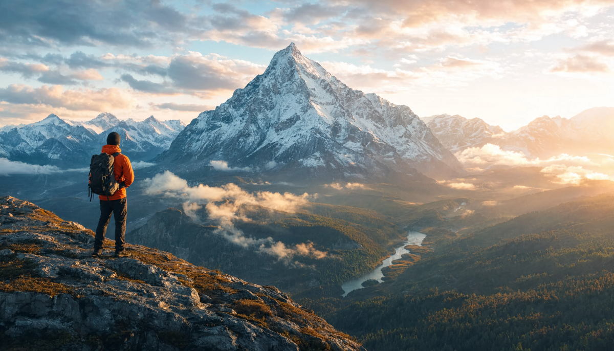 Beautiful mountain destination
