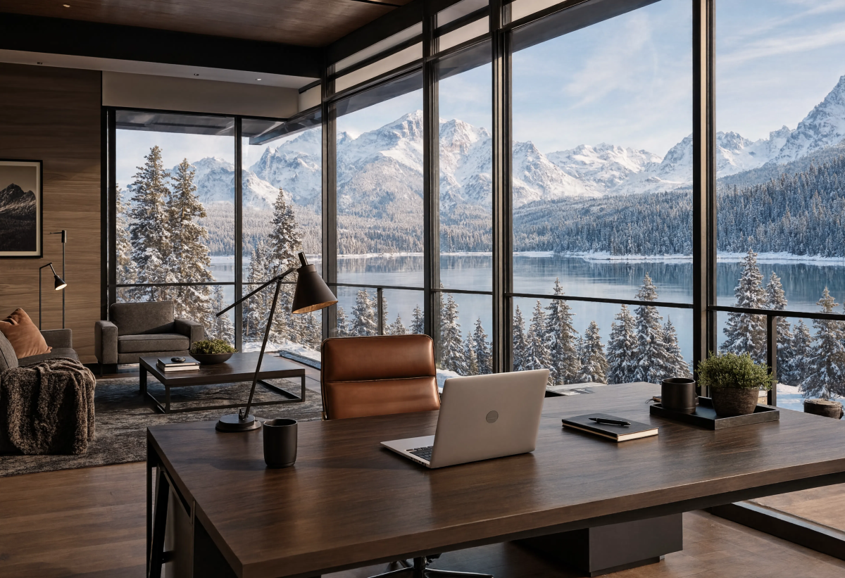 Beautiful office landscape
