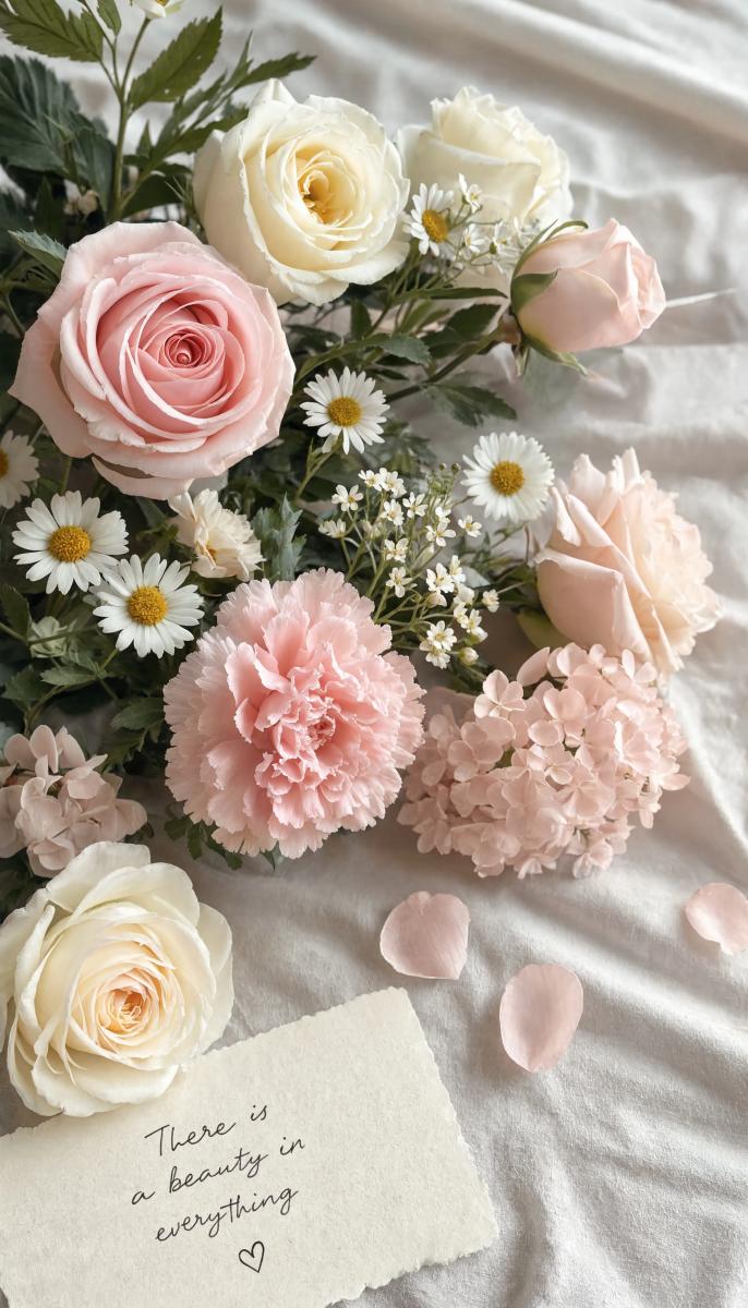 Aesthetic floral wallpaper