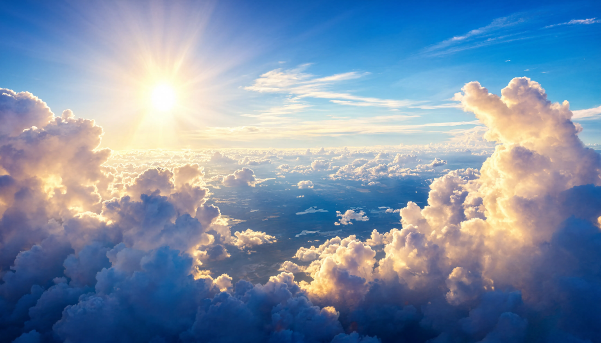 Beautiful sky adventure wallpaper