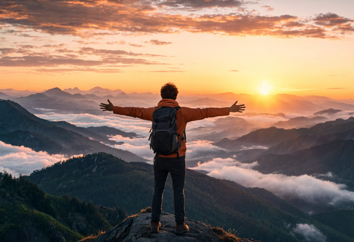 Beautiful sunrise lifestyle