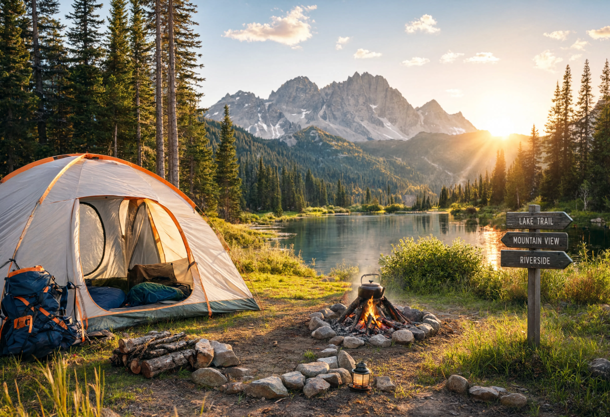 Bright Camping Escape