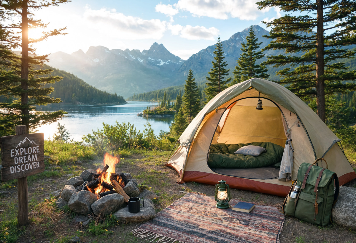 Bright Camping Escape