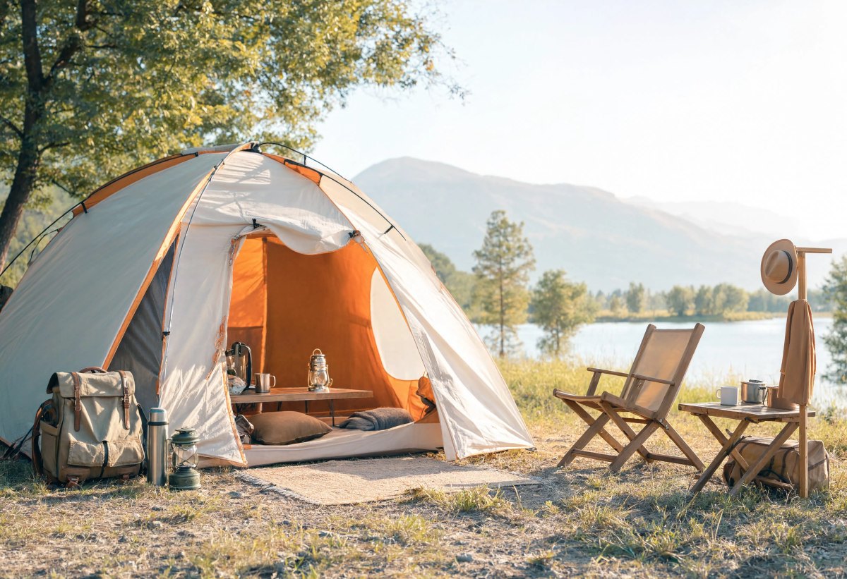 Bright Camping Concept