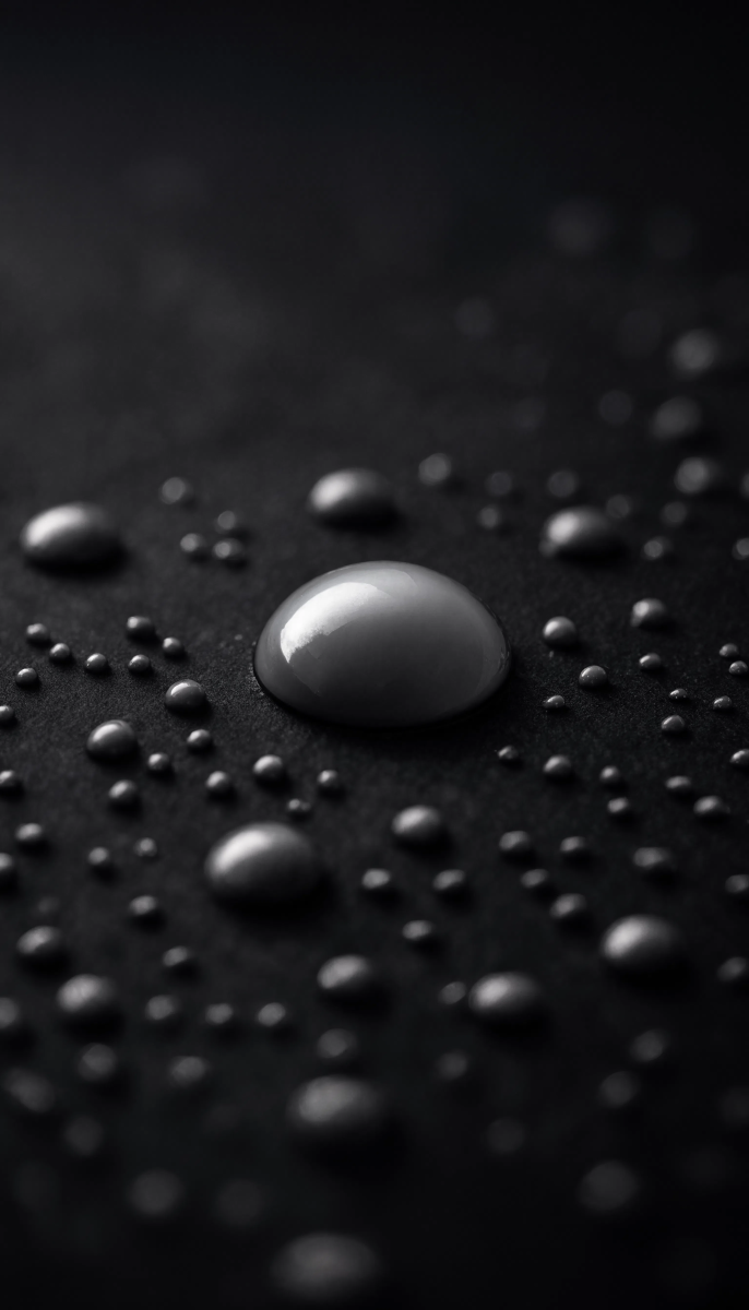 Dark macro droplets Wallpaper
