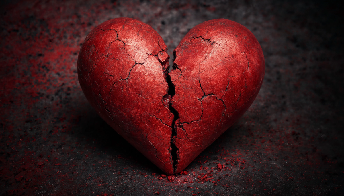 Cracked Red Heart