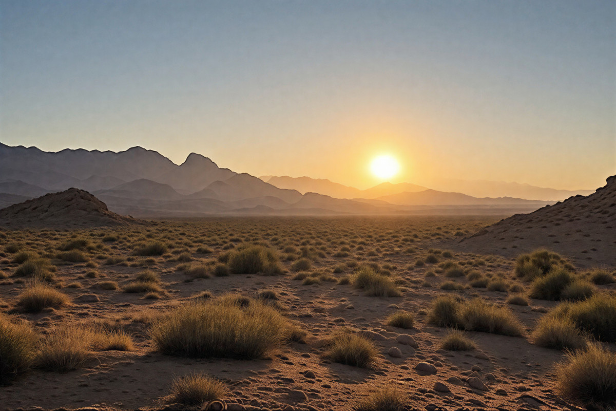Bright Desert Morning