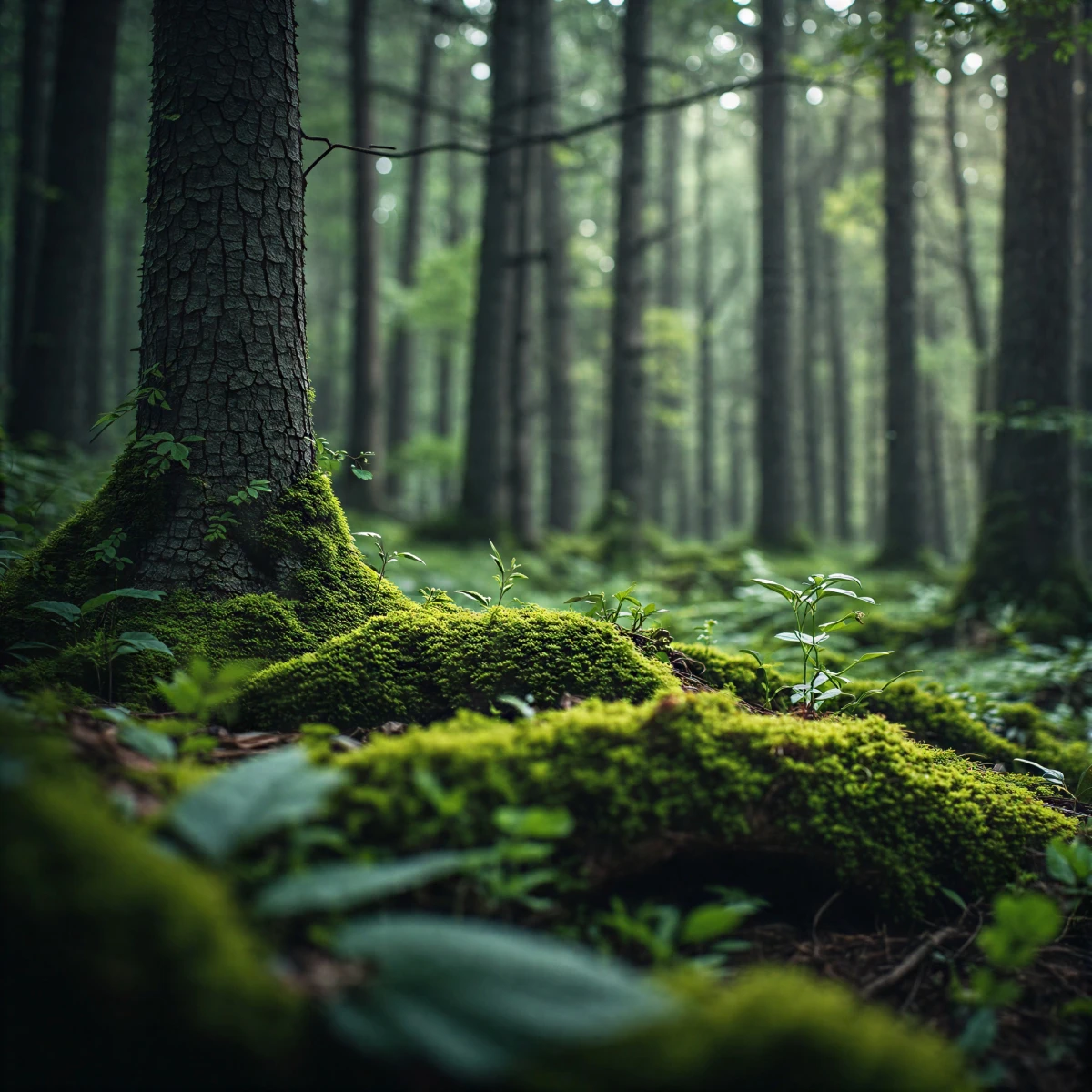 Forest Scene Wallpaper
