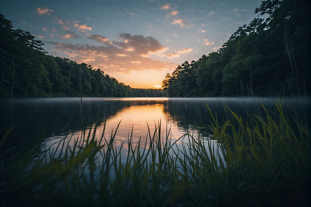 Lake Evening Wallpaper