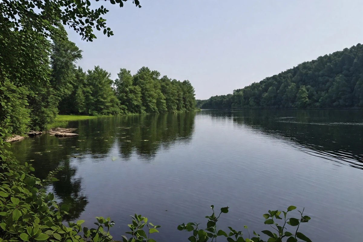 Lake, Perspective, Scenic, Outdoor