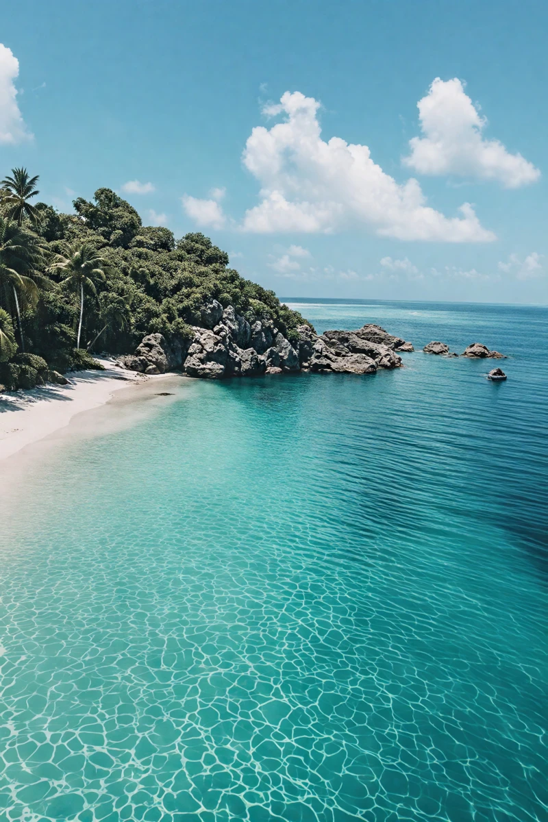 Island beach wallpaper