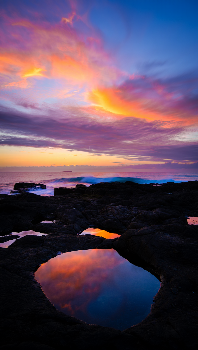 A coastal landscape photography