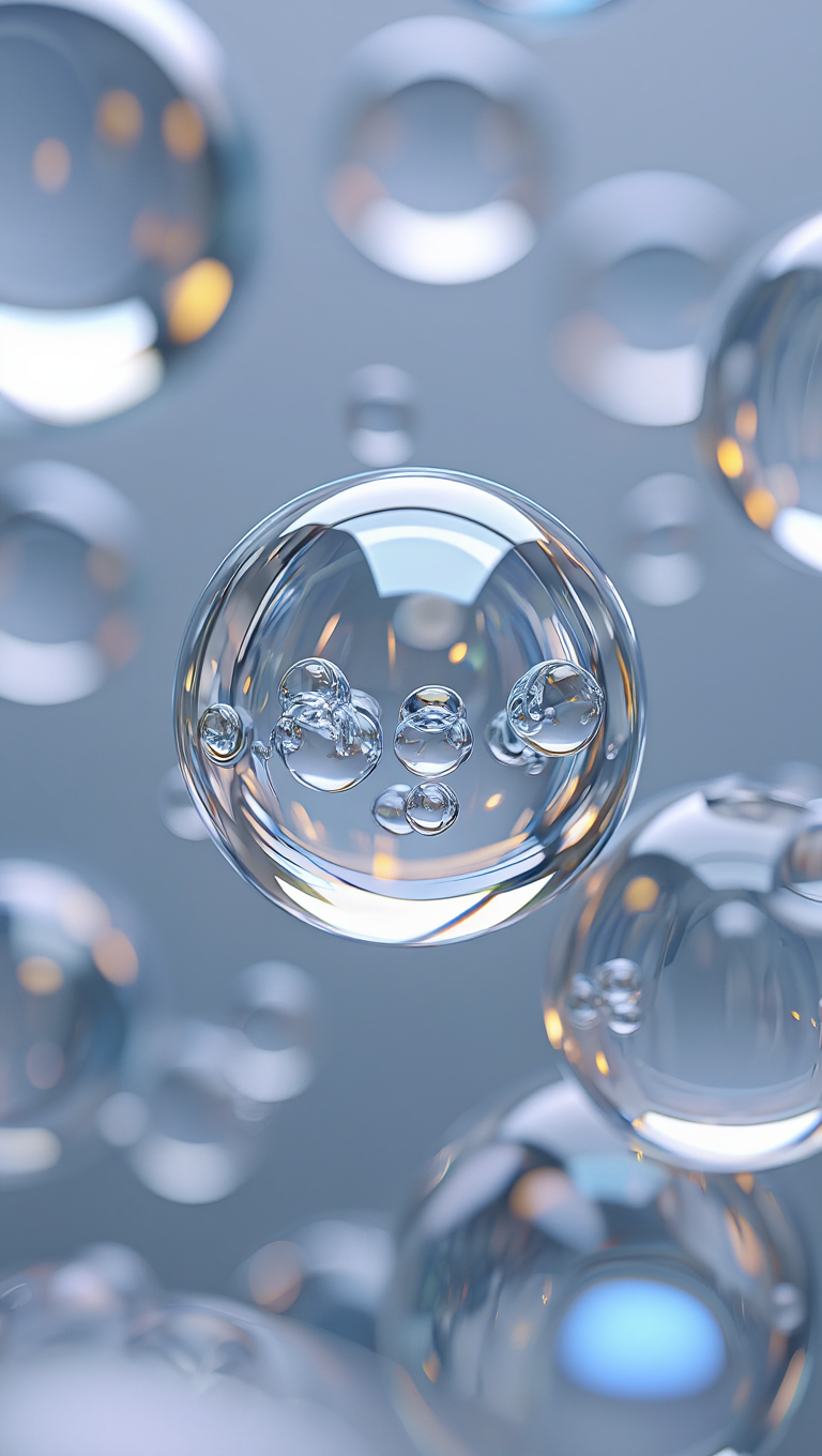 A 3D rendered digital artwork