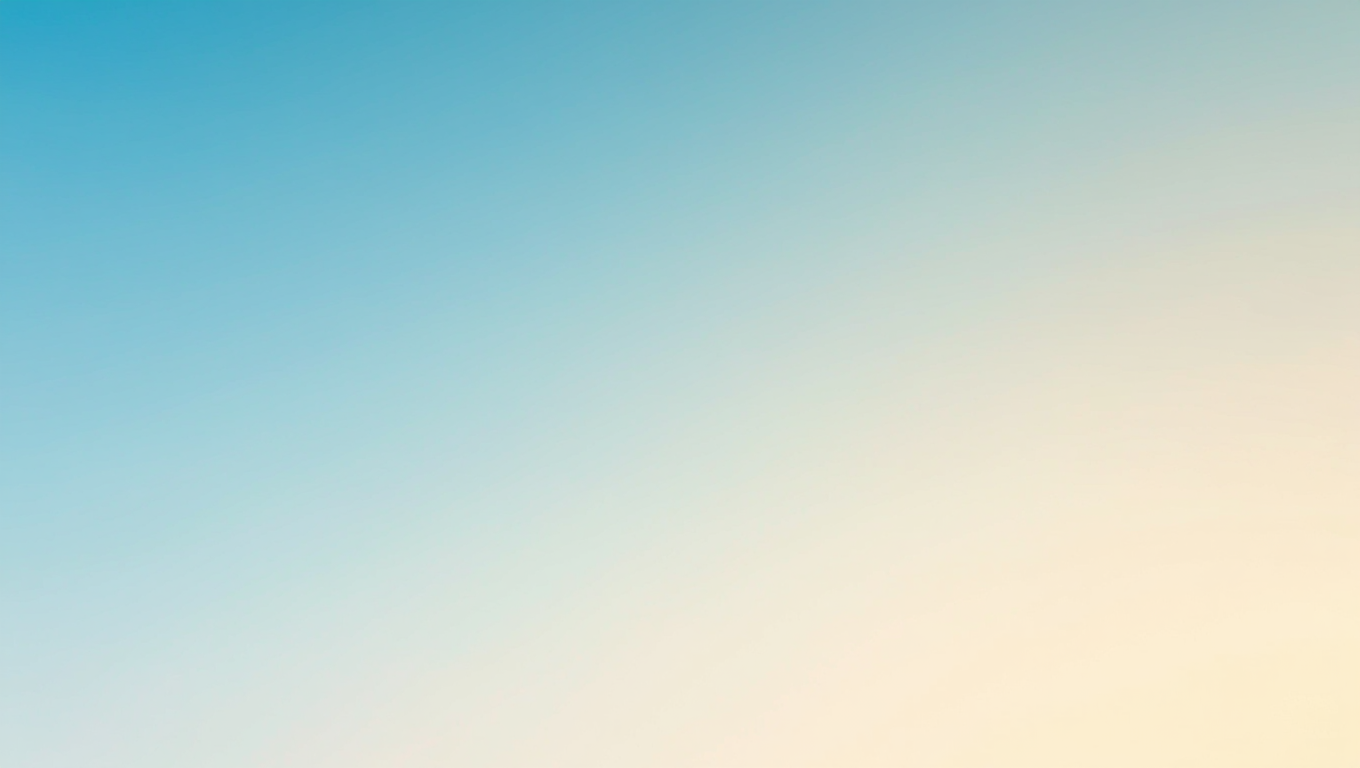Smooth horizontal gradient that transitions seamlessly from a soft blue tone on the left side to a warm cream or off-white tone on the right side