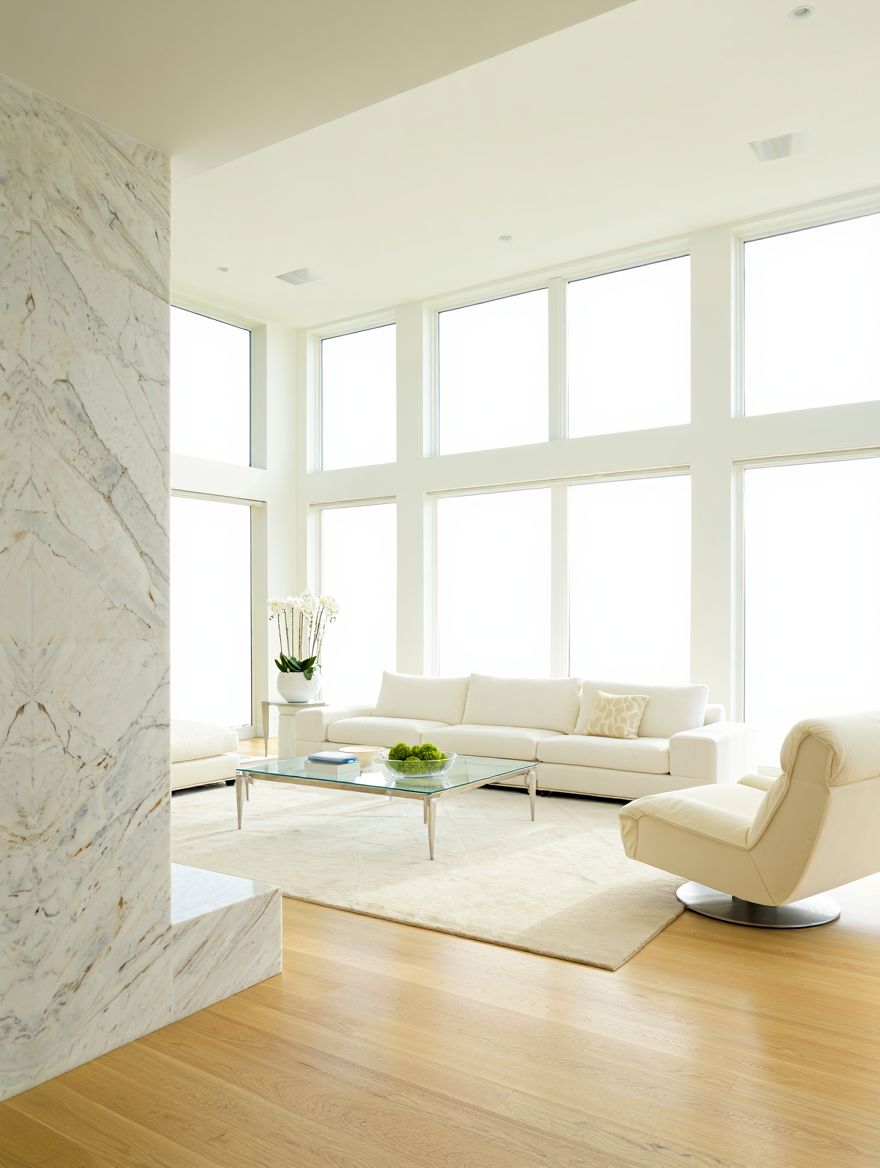 Modern minimalist living room