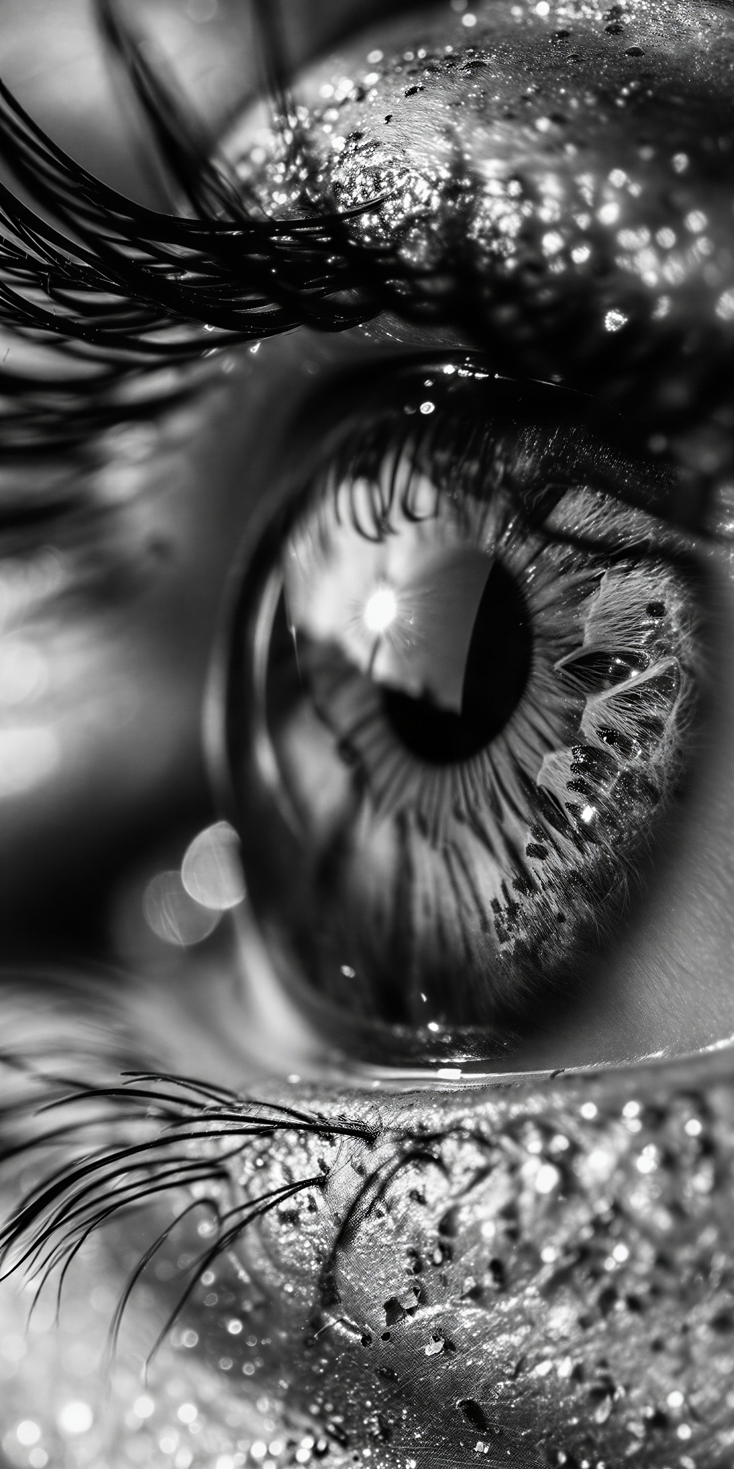 Macro eye photography